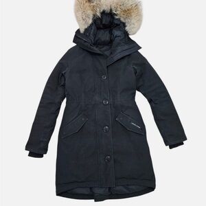 Canada Goose Rossclair Parka Women's Black Size XS